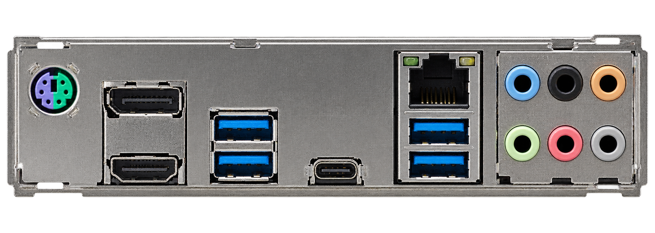 Реальная задняя I/O-планка материнской платы